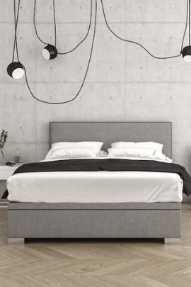 strefa sypialni łóżko tapicerowane